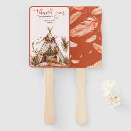 Leque Penas de calça de boho Conjunto de ventiladores