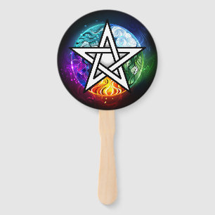 Leque Pentagrama do Wiccan