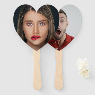 Leque Personalizado dos dois lados com suas próprias fot