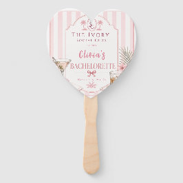 Leque personalizado Lux Rosa Despedida de Solteira noiva