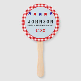 Leque Picnic Reunion Red Checked Tablecloth Summer