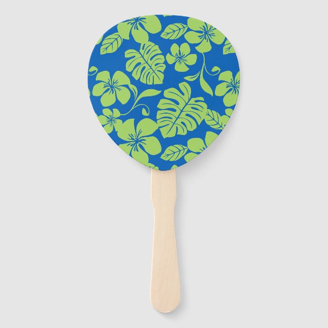 Leque PINK BIKINI (AZUL/VERDE) Conjunto de ventiladores (Frente)