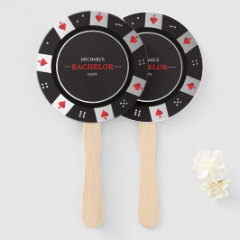 Leque Poker Chip Night Bacheler Party Las Vegas Casino
