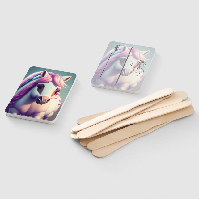 Leque Pôneo Espirituoso 3D Bonito 2 (Desmontado)