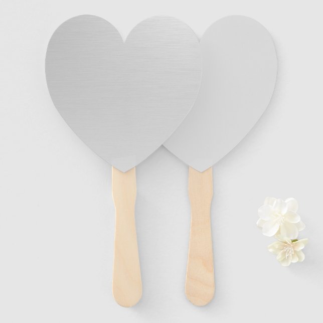 Leque Prata simples (Frente e Verso)