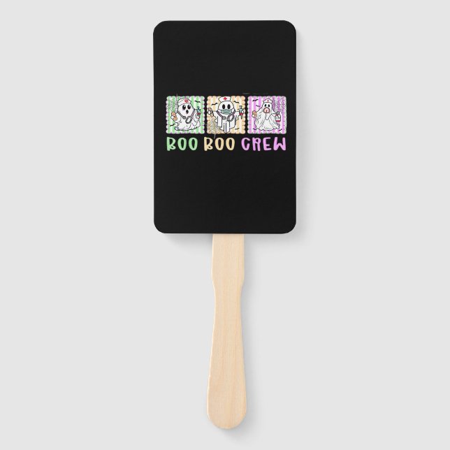 Leque Preppy Boo Crew Nurse Halloween Costume Women Men  (Frente)