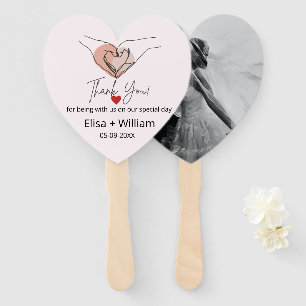 Leque Presente de Convidado de Casamento de Cardiopatias