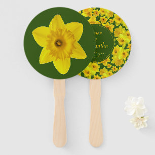 Leque Primavera Amarelo Daffodil - Casamento