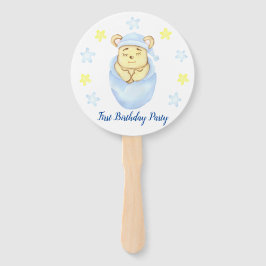 Leque Primeira Festa de Menino de Aniversário