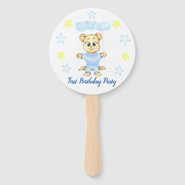 Leque Primeira Festa de Menino de Aniversário