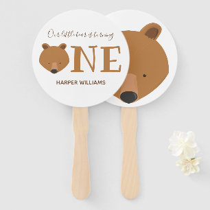 Leque Primeiro Aniversário do Urso Um Animal