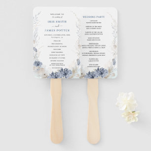 Leque Programa Boho Beach Destination Hampton Wedding
