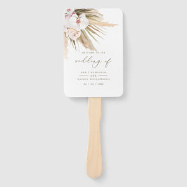 Leque Programa Boho Pampas Grass & Calliografia Casament