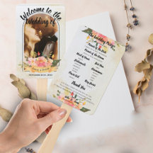 Programa Casamento Bonito Peach Floral Cute WEDDIN