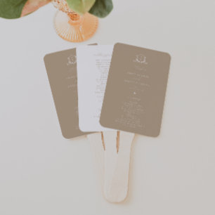 Leque Programa de Biege de Crest para o Monograma das Vi