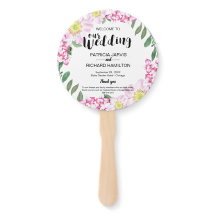 Programa de Casamento Boho Floral com Rosas Rosas 
