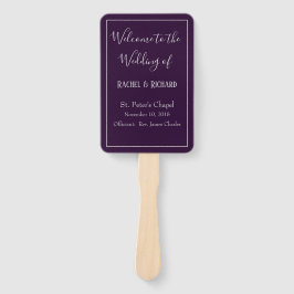 Leque Programa de Casamento de Prata e Ameaça