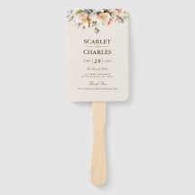 Programa de Casamento Floral Botânico Vintage Eleg