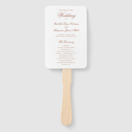 Leque Programa de Casamento Formal Tradicional de Terrac