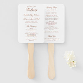 Leque Programa de Casamento Formal Tradicional em Terrac