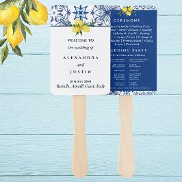 Leque Programa de Casamento Italiano para Limão do Medit