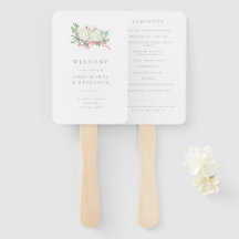 Programa de Casamento Pássaros de Amor Vintage Sag