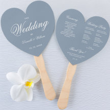 Programa de Casamento Poeira Azul Coração Rascunho