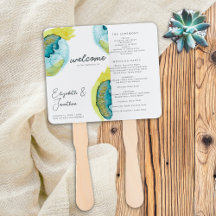 Programa de Casamento Único de Arte por Aquarela a