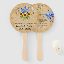 Programa de Cerimônia de Casamento de Antadores Ru