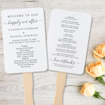 Programa de Cerimônia de Casamento Felizes para Se
