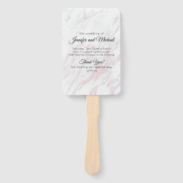 Leque Programa de mármore rosa moderno e Cinza