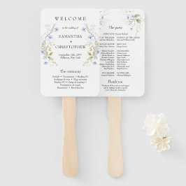 Leque Programa de moldura de flores silvestres deliciosa