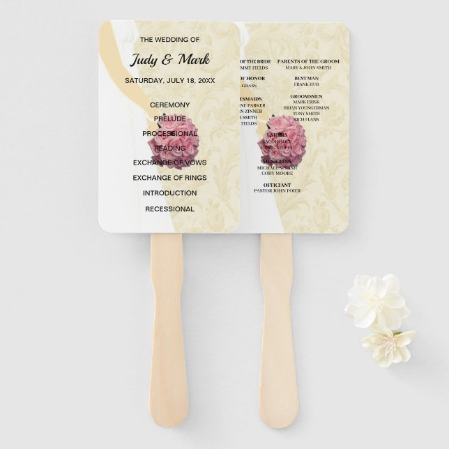 Leque Programa de palhaços de creme legante (Frente e Verso)