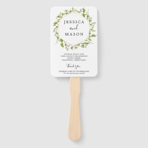 Leque Programa de Ventilação do Casamento Florestal