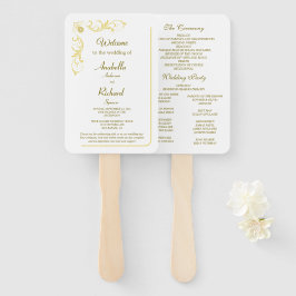 Leque Programa de Ventilação do Casamento Vitoriano Eleg