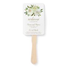 Programa Dourado Elegante de Casamento Moderno Flo