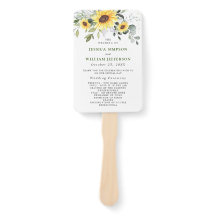 Programa Elegante de Casamento Chic Eucalyptus Sun