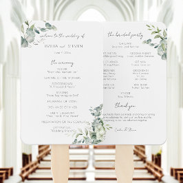 Leque Programa Elegante Eucalyptus Greenery