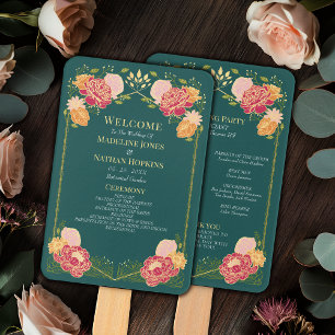 Leque Programa Fantasy Encantado de Casamento Floral