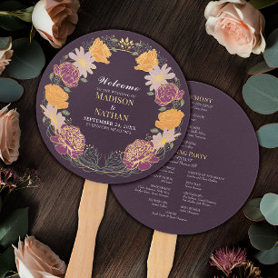 Leque Programa Fantasy Encantado de Casamento Floral