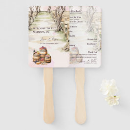 Leque Programa Rustic Grapevine Inspirou Winery Weding P