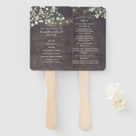 Leque Programa Rustic Greenery Wedding | Menu