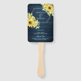 Leque Programa Rustic Sunflower Greenerding Fan