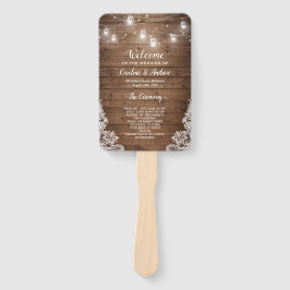 Leque Programa Rustic Wood Mason Jar String Light Casame