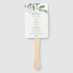 LEQUE PROGRAMA VERDE EUCALYPTUS FAUNA WATERCOLOR WEDDING
