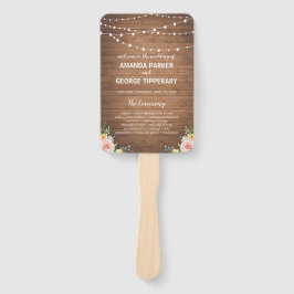 Leque Programas de casamento russos para madeira e flore