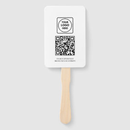 Leque QR Branco | Design Profissional de Logo Empresaria