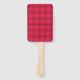 Leque Quadro de Verificação Preto Vermelho