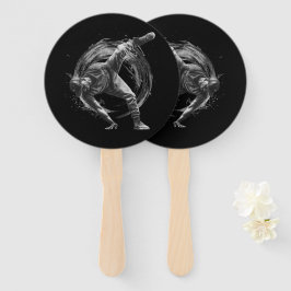 Leque Quebrar Estilo Urbano Movimento Monocromático