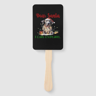 Leque Querido Papai Noel Posso Explicar Great Dane T-Shi